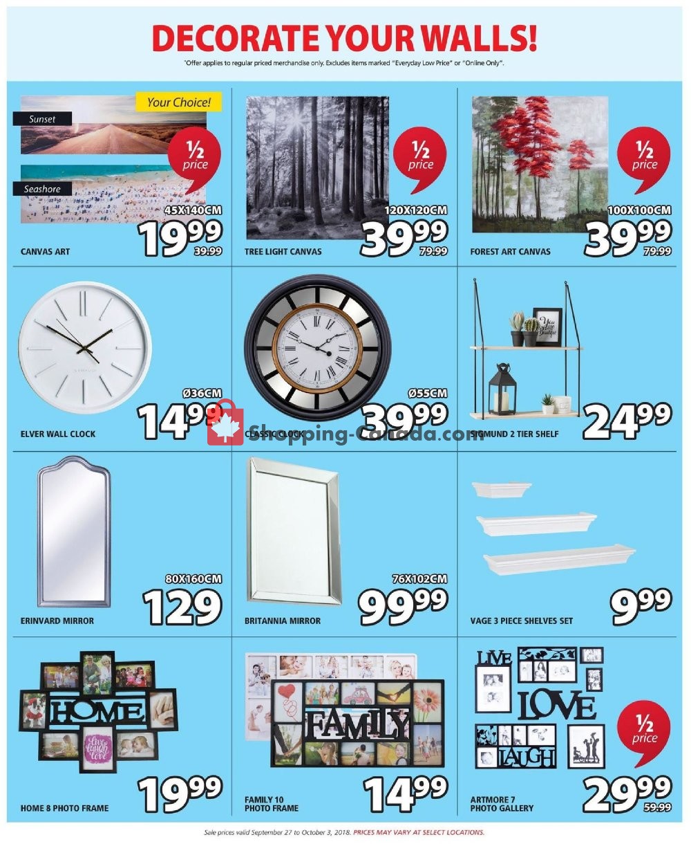 JYSK flyer from Thursday September 27, 2018 to Wednesday October 3, 2018 - page 23