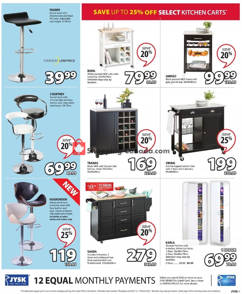 JYSK flyer from Thursday September 27, 2018 to Wednesday October 3, 2018 - page 4