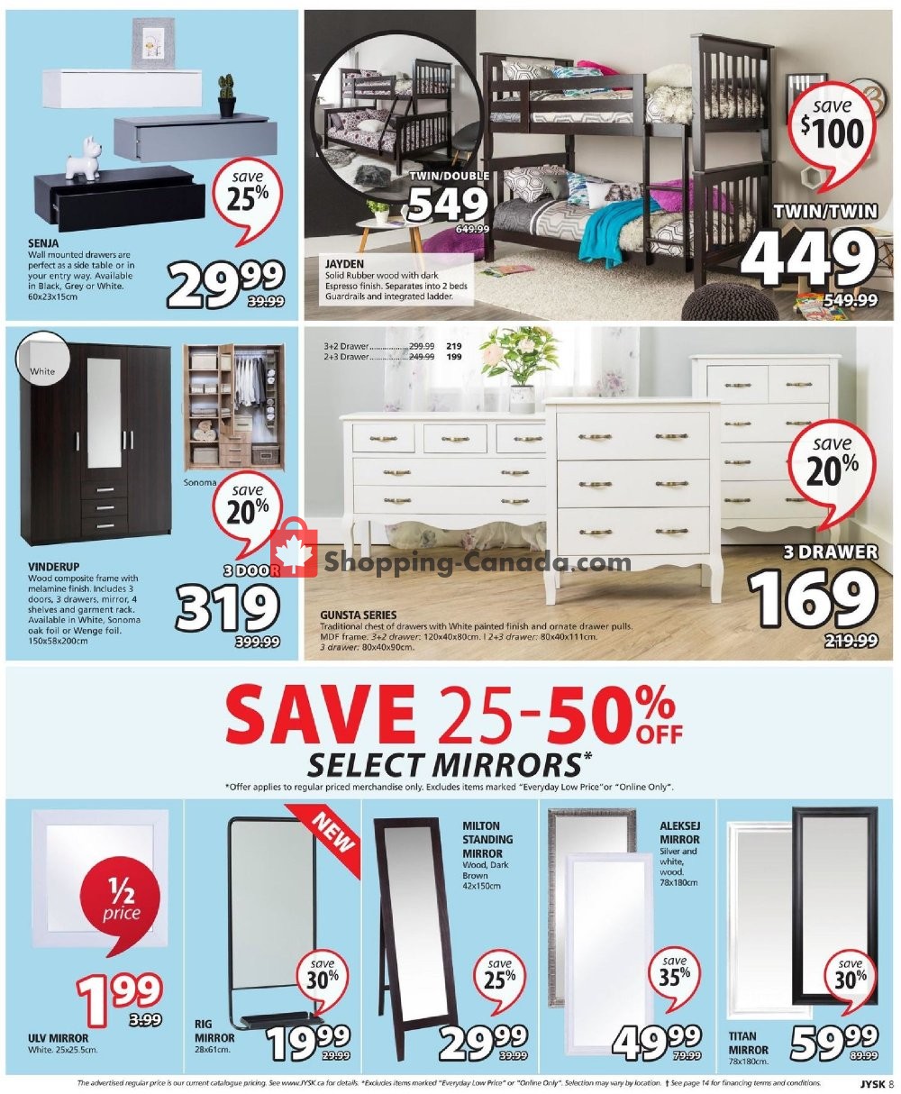 JYSK flyer from Thursday September 27, 2018 to Wednesday October 3, 2018 - page 9
