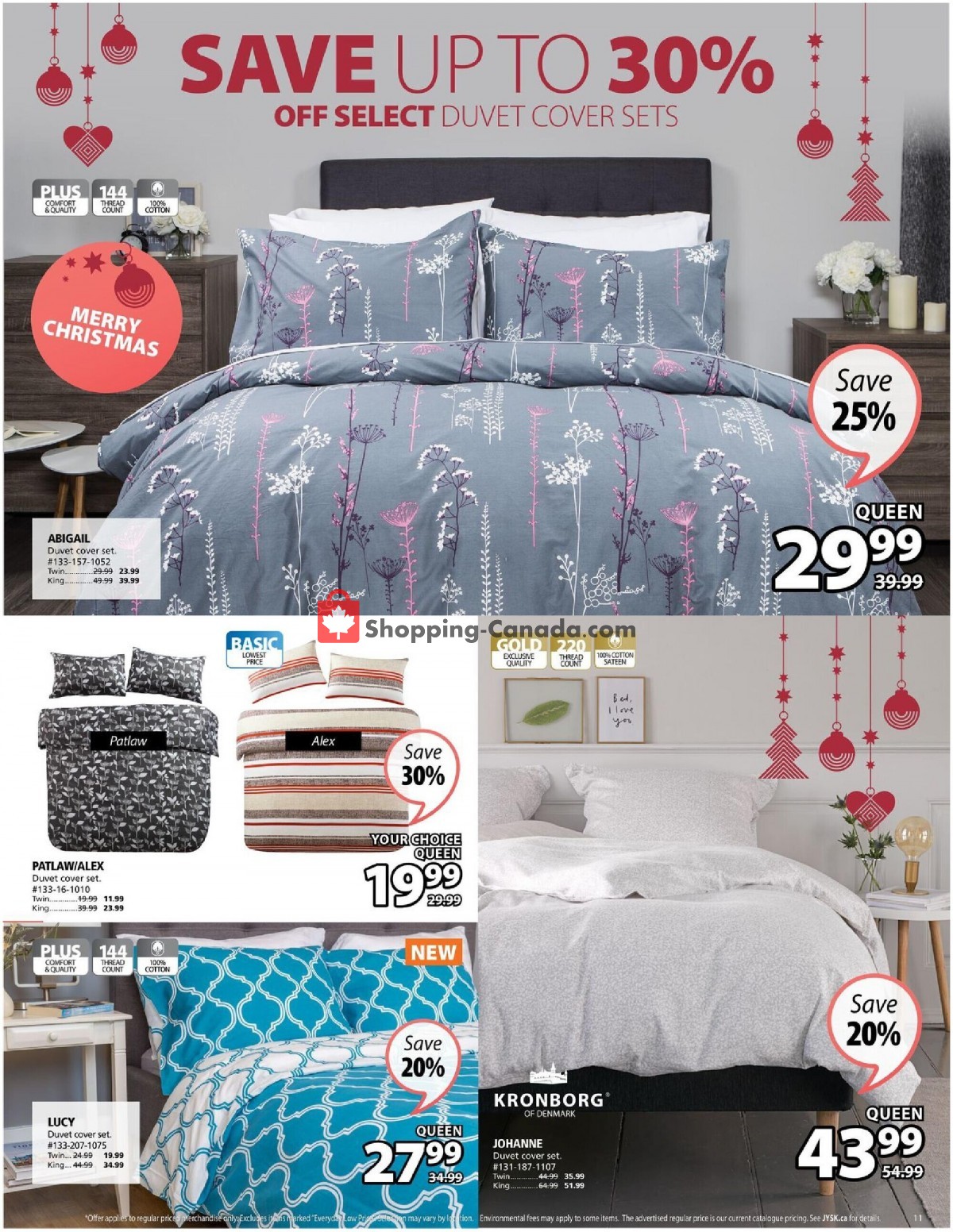 JYSK flyer from Thursday December 2, 2021 to Wednesday December 8, 2021 - page 11