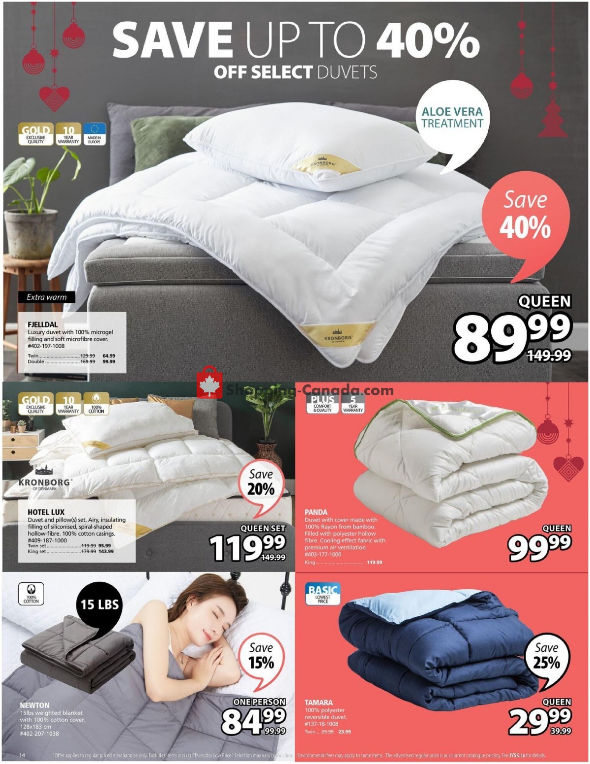 JYSK flyer from Thursday December 2, 2021 to Wednesday December 8, 2021 - page 14