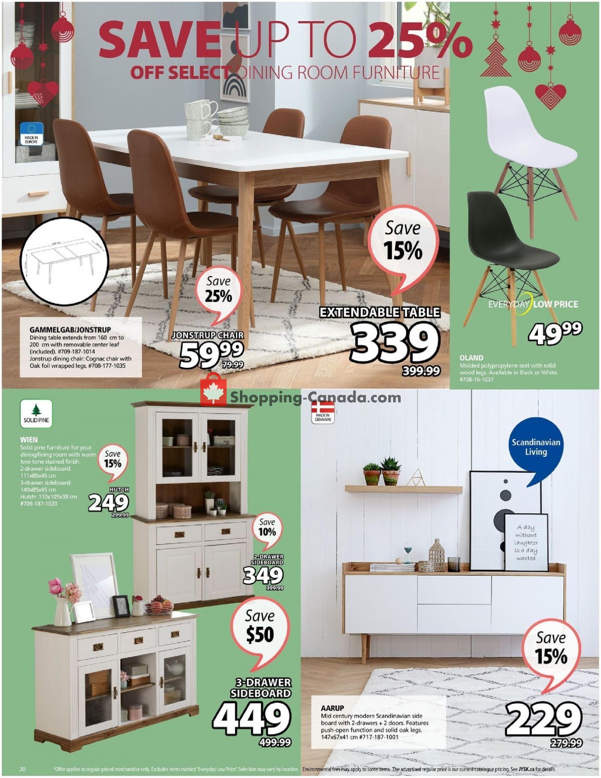 JYSK flyer from Thursday December 2, 2021 to Wednesday December 8, 2021 - page 20