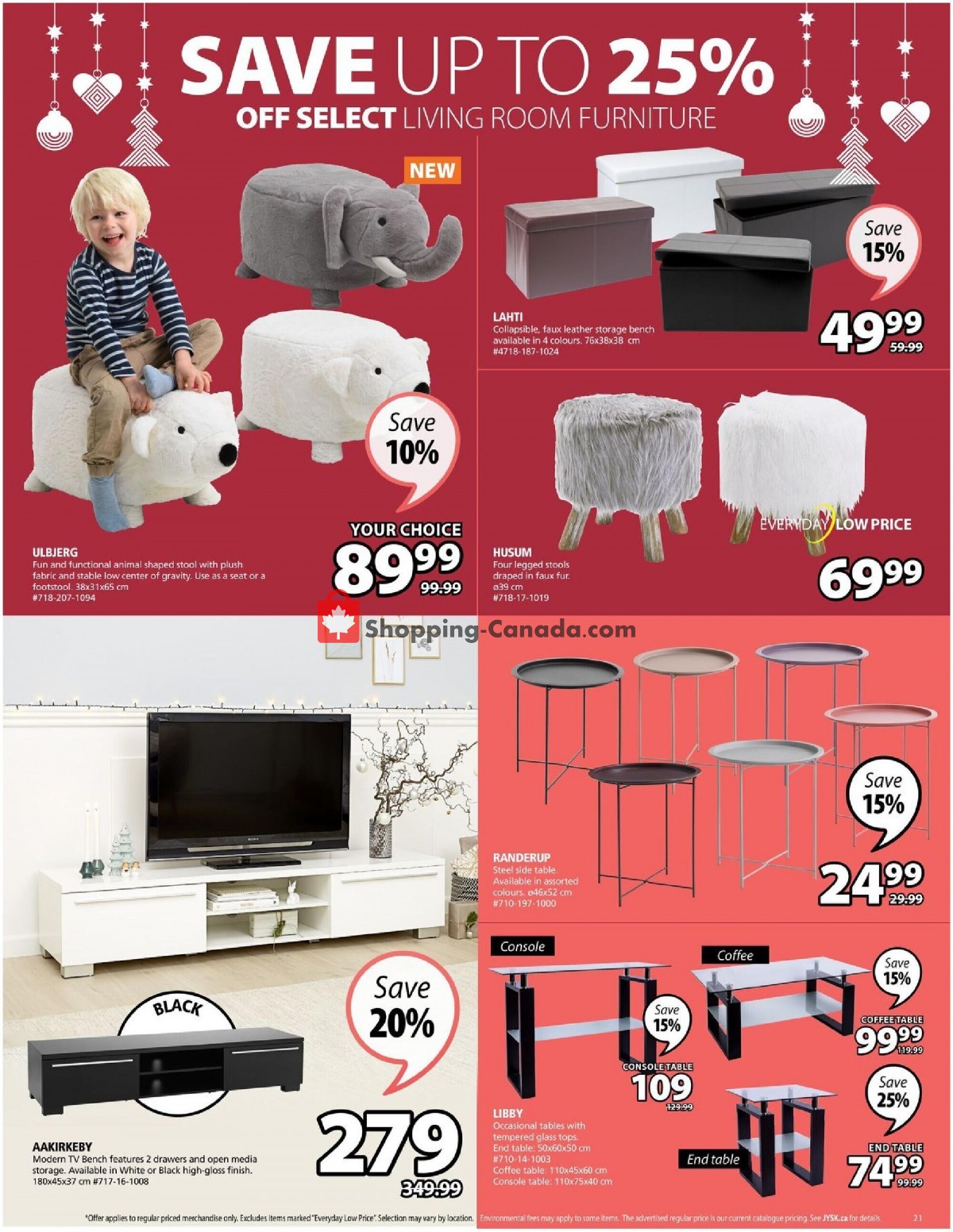 JYSK flyer from Thursday December 2, 2021 to Wednesday December 8, 2021 - page 21