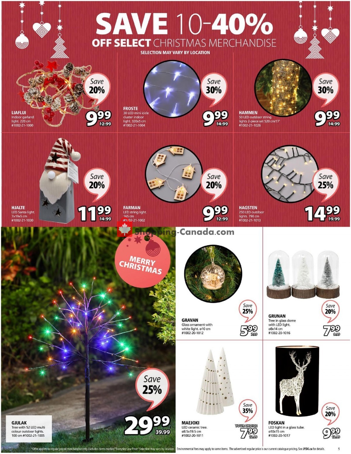 JYSK flyer from Thursday December 2, 2021 to Wednesday December 8, 2021 - page 5