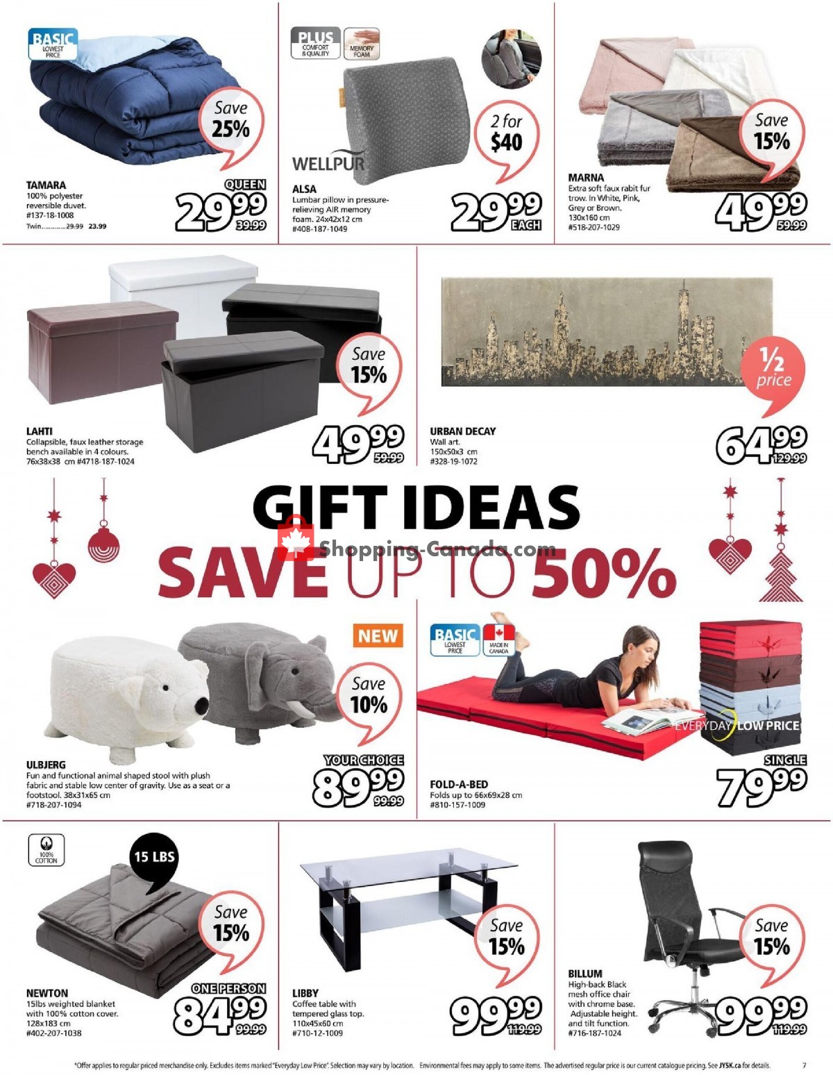 JYSK flyer from Thursday December 2, 2021 to Wednesday December 8, 2021 - page 7