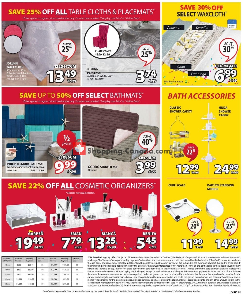 JYSK flyer from Thursday October 4, 2018 to Wednesday October 10, 2018 - page 19