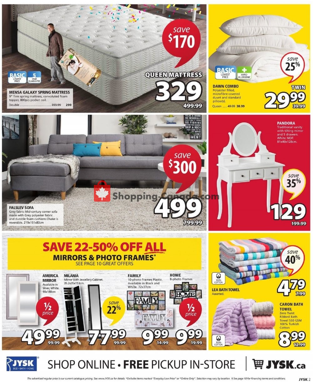 JYSK flyer from Thursday October 4, 2018 to Wednesday October 10, 2018 - page 2