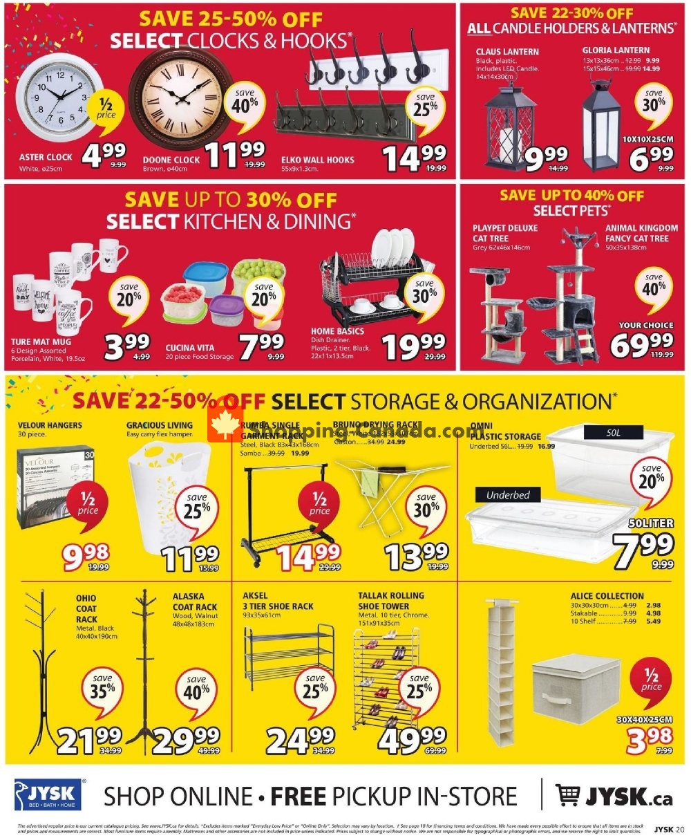 JYSK flyer from Thursday October 4, 2018 to Wednesday October 10, 2018 - page 21