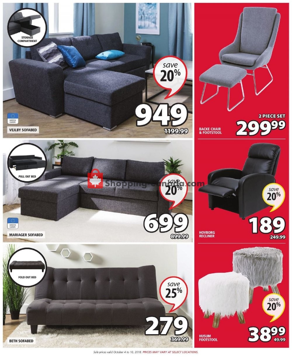 JYSK flyer from Thursday October 4, 2018 to Wednesday October 10, 2018 - page 23