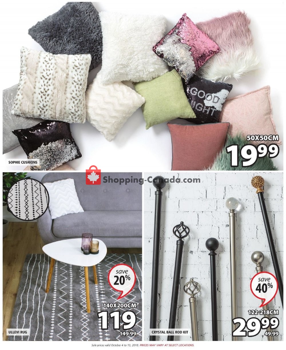 JYSK flyer from Thursday October 4, 2018 to Wednesday October 10, 2018 - page 26