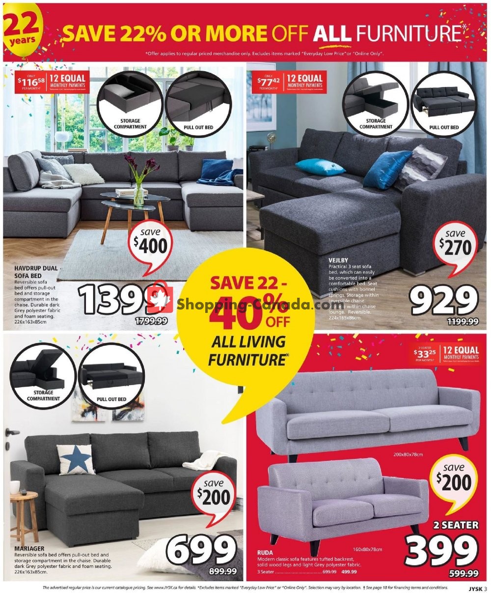 JYSK flyer from Thursday October 4, 2018 to Wednesday October 10, 2018 - page 3