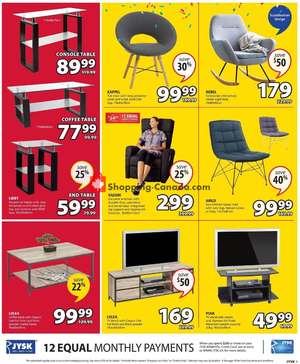 JYSK flyer from Thursday October 4, 2018 to Wednesday October 10, 2018 - page 4