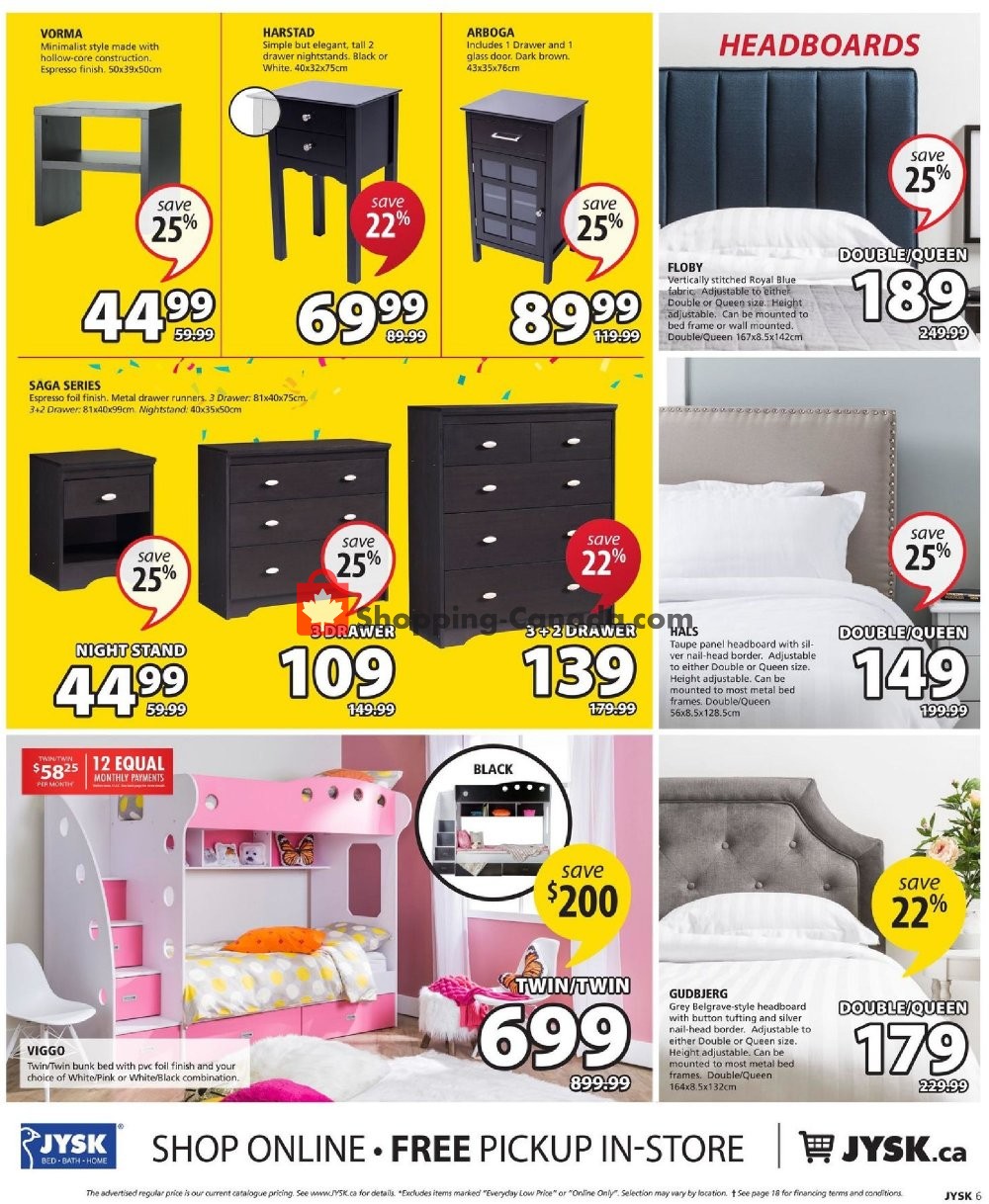 JYSK flyer from Thursday October 4, 2018 to Wednesday October 10, 2018 - page 7