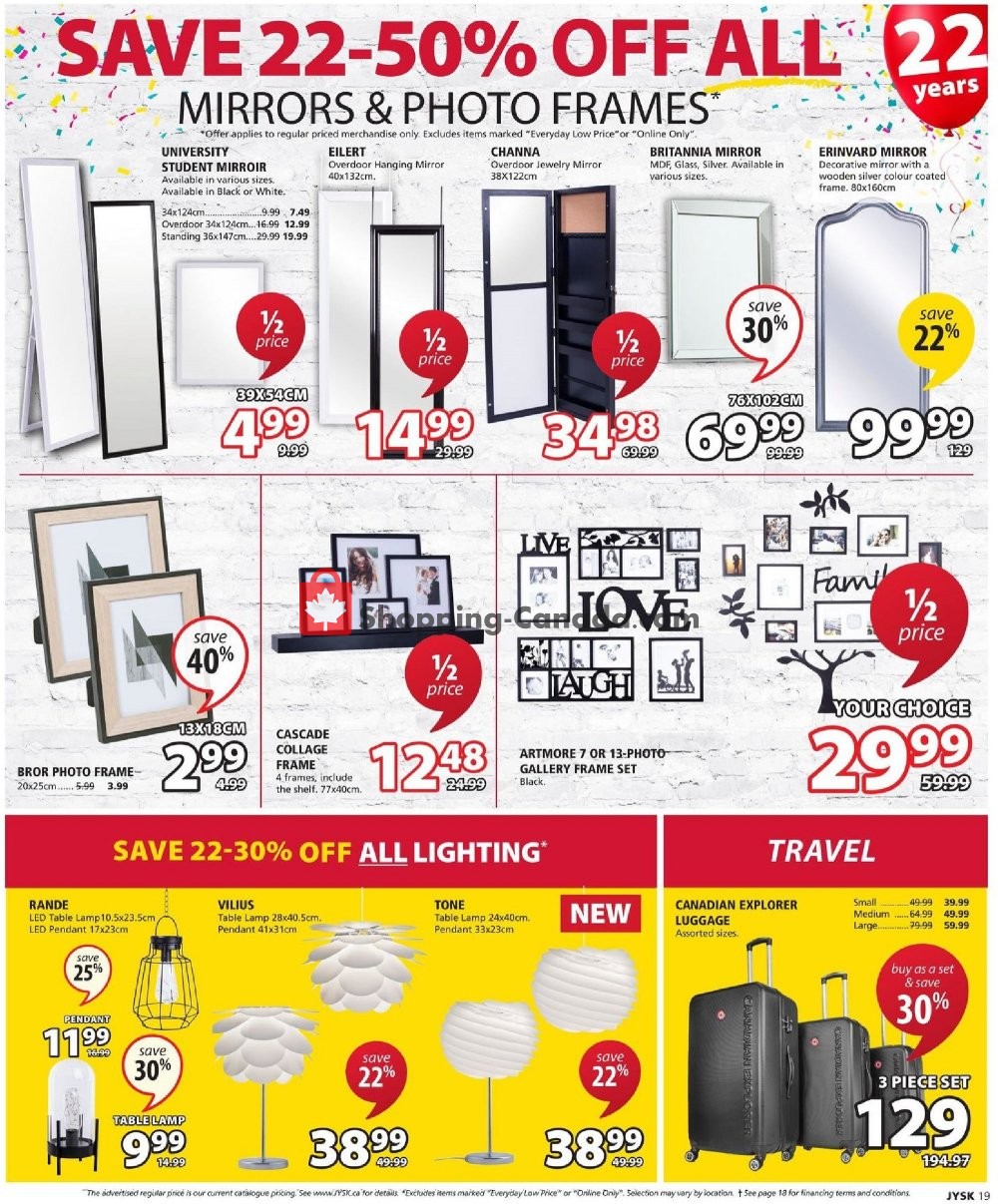 JYSK flyer from Thursday October 4, 2018 to Wednesday October 10, 2018 - page 20