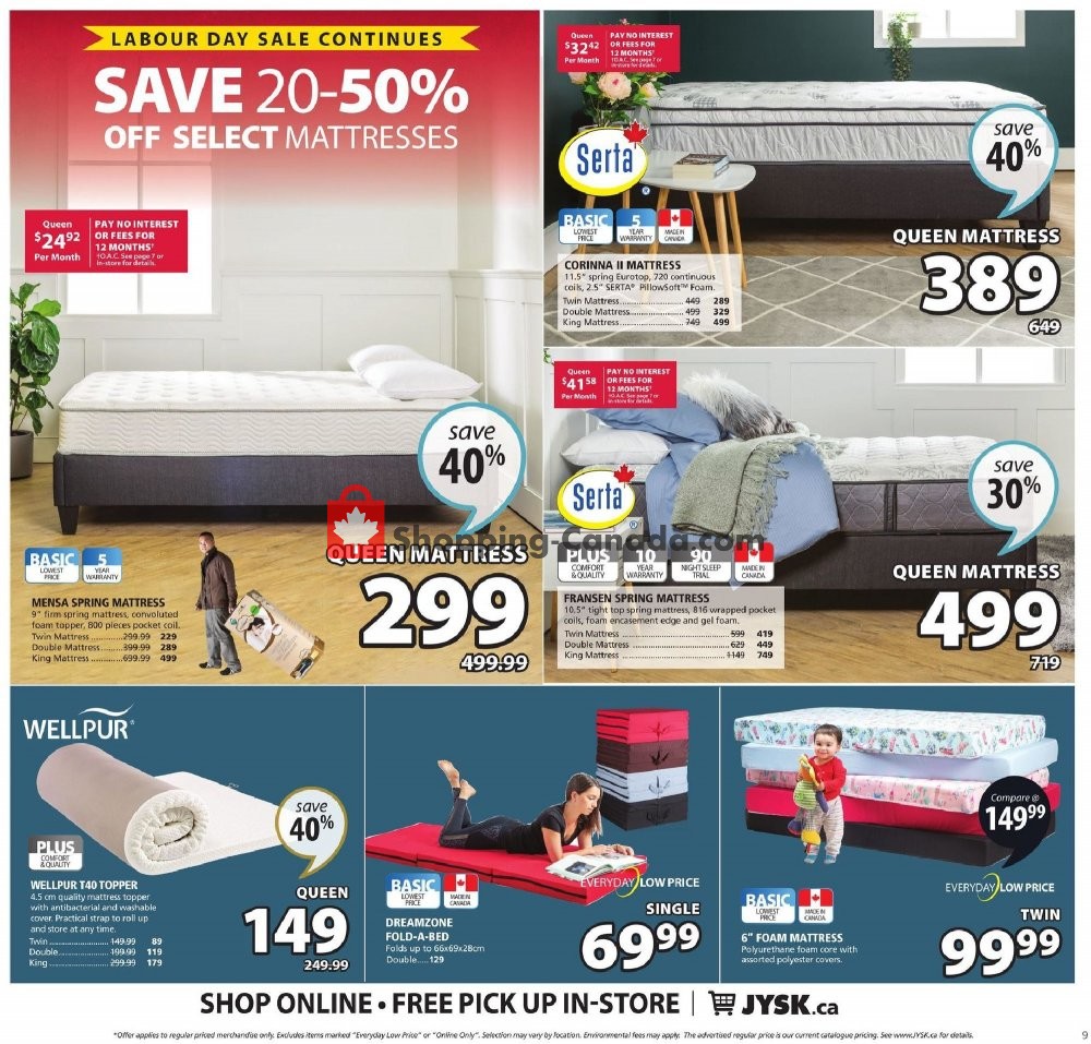 JYSK flyer from Thursday September 5, 2019 to Wednesday September 11, 2019 - page 10