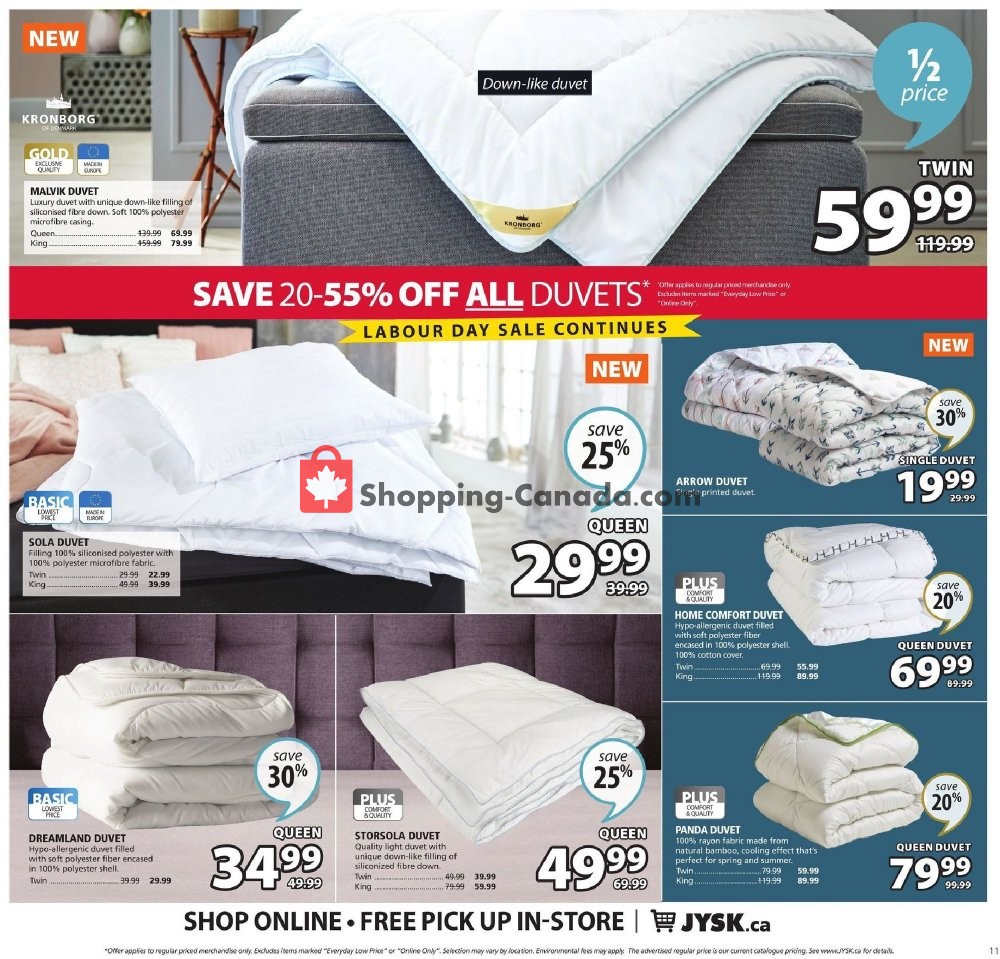JYSK flyer from Thursday September 5, 2019 to Wednesday September 11, 2019 - page 12