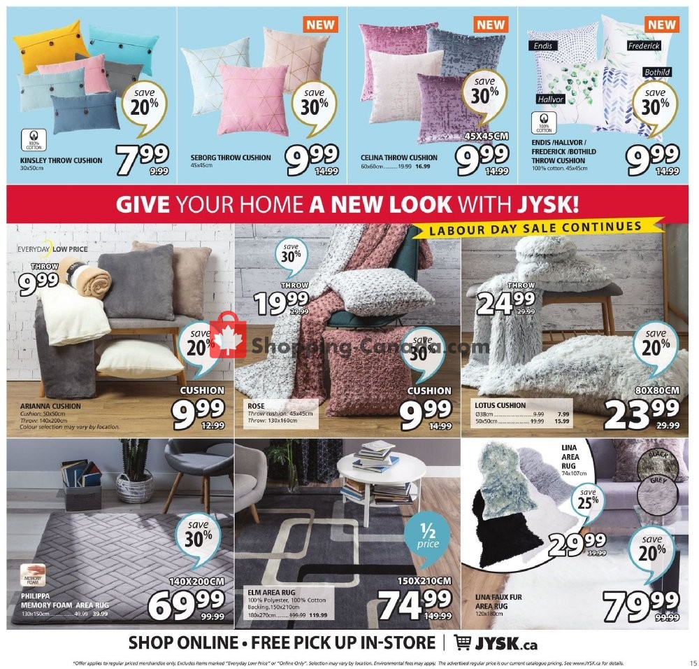 JYSK flyer from Thursday September 5, 2019 to Wednesday September 11, 2019 - page 16