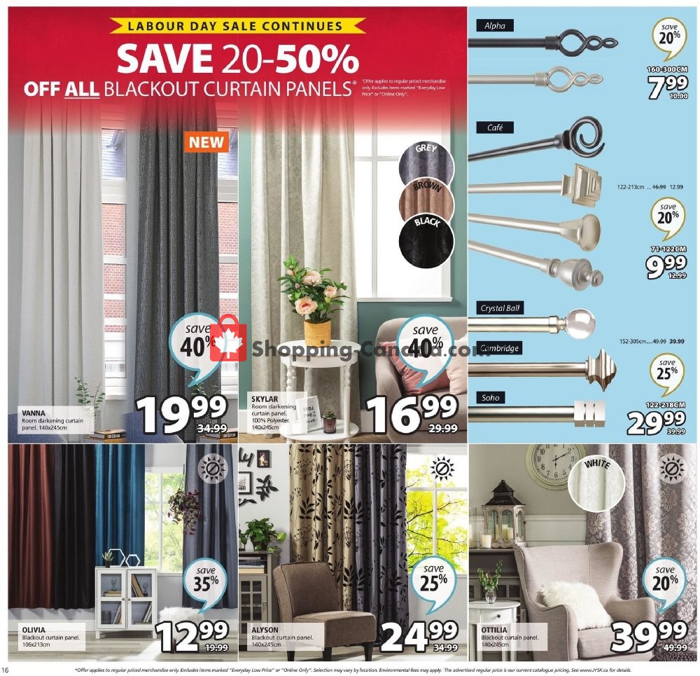 JYSK flyer from Thursday September 5, 2019 to Wednesday September 11, 2019 - page 17