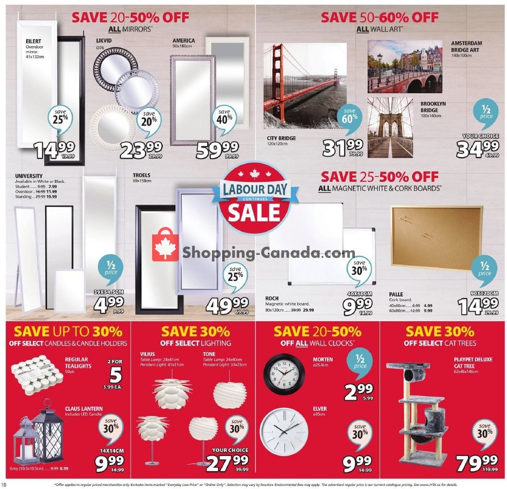 JYSK flyer from Thursday September 5, 2019 to Wednesday September 11, 2019 - page 19