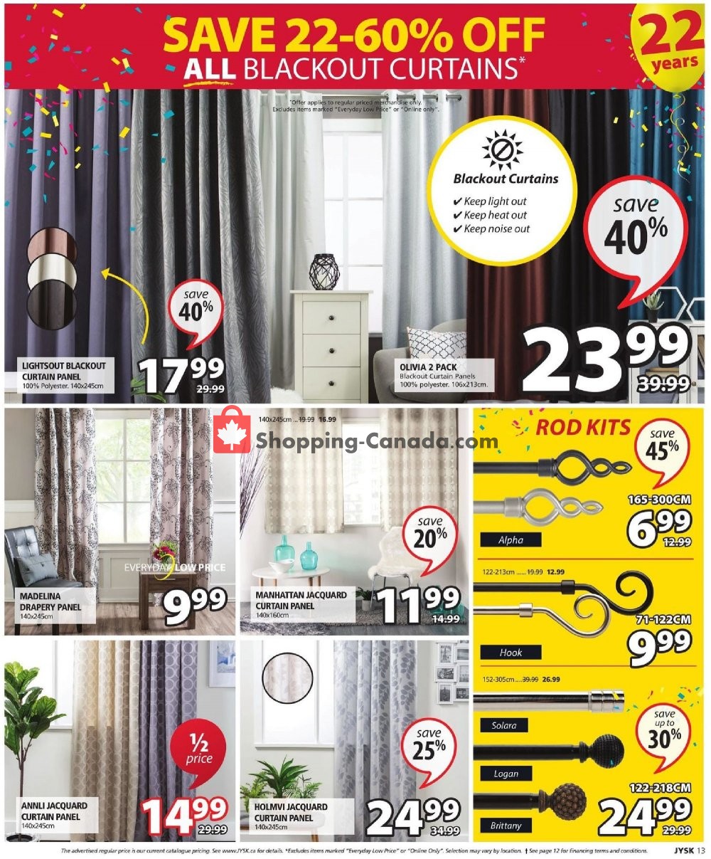 JYSK flyer from Thursday October 18, 2018 to Wednesday October 24, 2018 - page 14