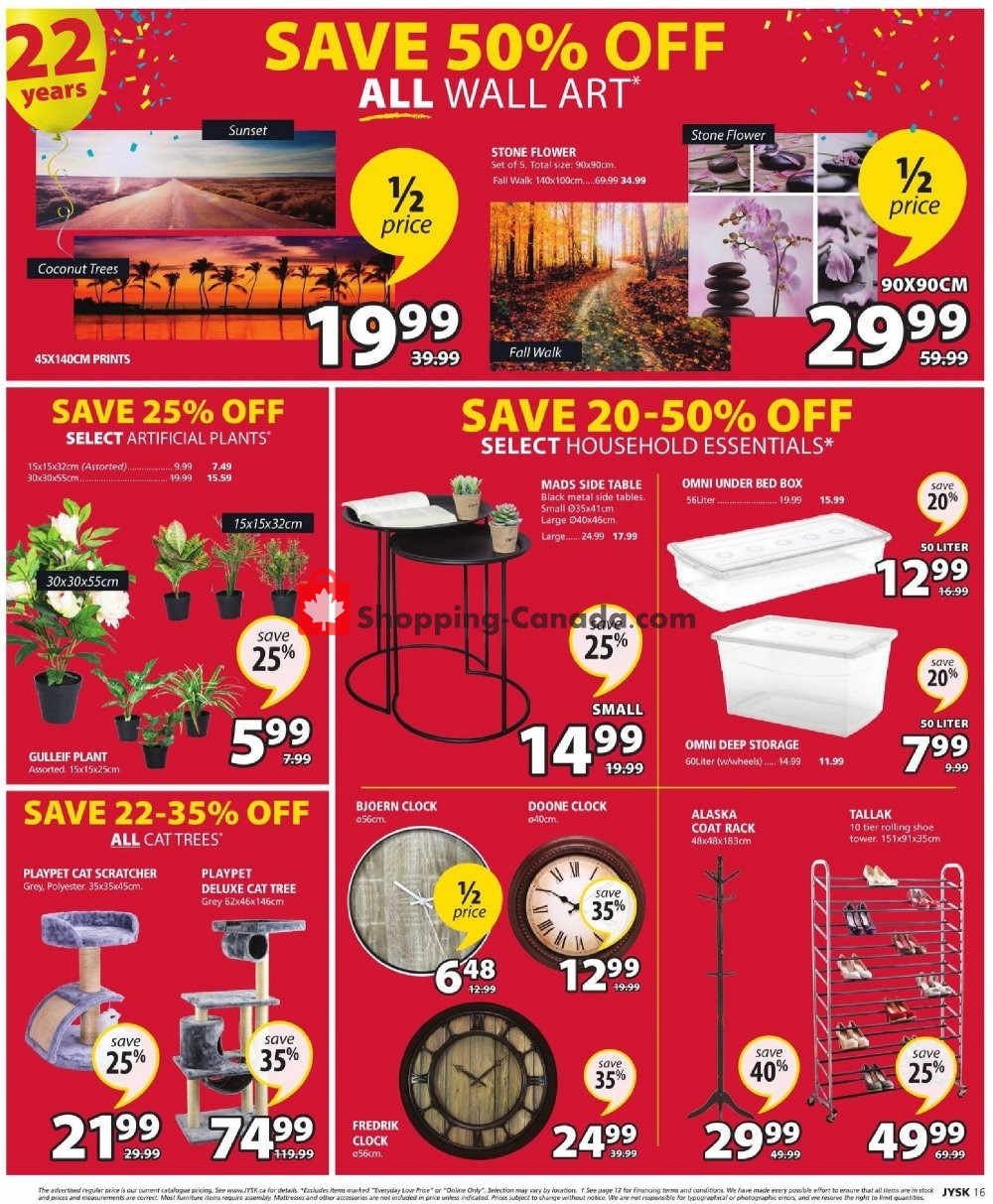 JYSK flyer from Thursday October 18, 2018 to Wednesday October 24, 2018 - page 17