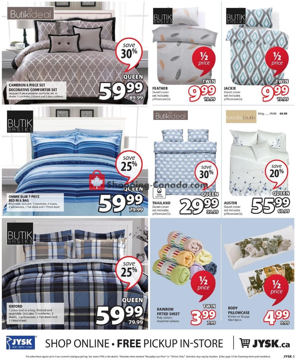 JYSK flyer from Thursday October 25, 2018 to Wednesday October 31, 2018 - page 7
