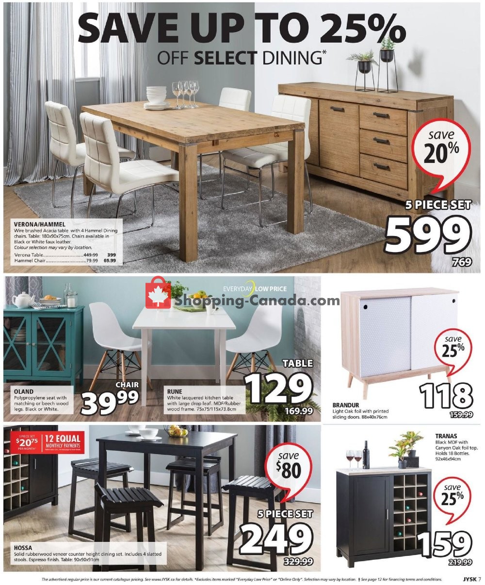 JYSK flyer from Thursday October 25, 2018 to Wednesday October 31, 2018 - page 8