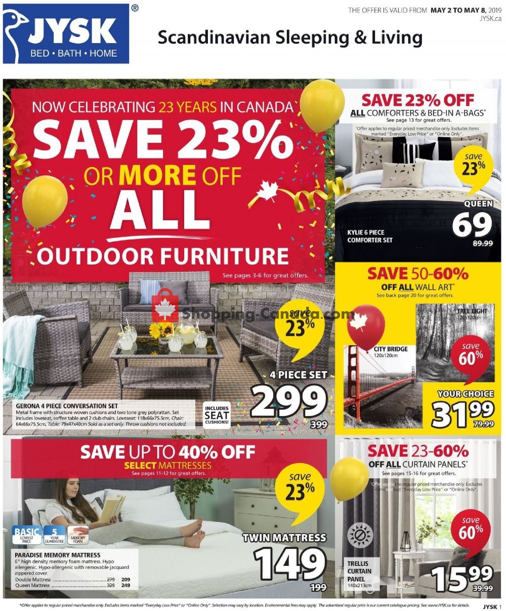 JYSK flyer from Thursday May 2, 2019 to Wednesday May 8, 2019 - page 2
