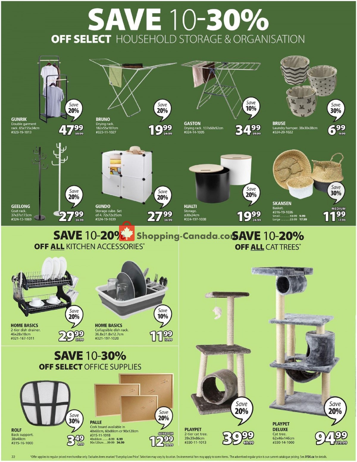 JYSK flyer from Thursday June 3, 2021 to Wednesday June 9, 2021 - page 22