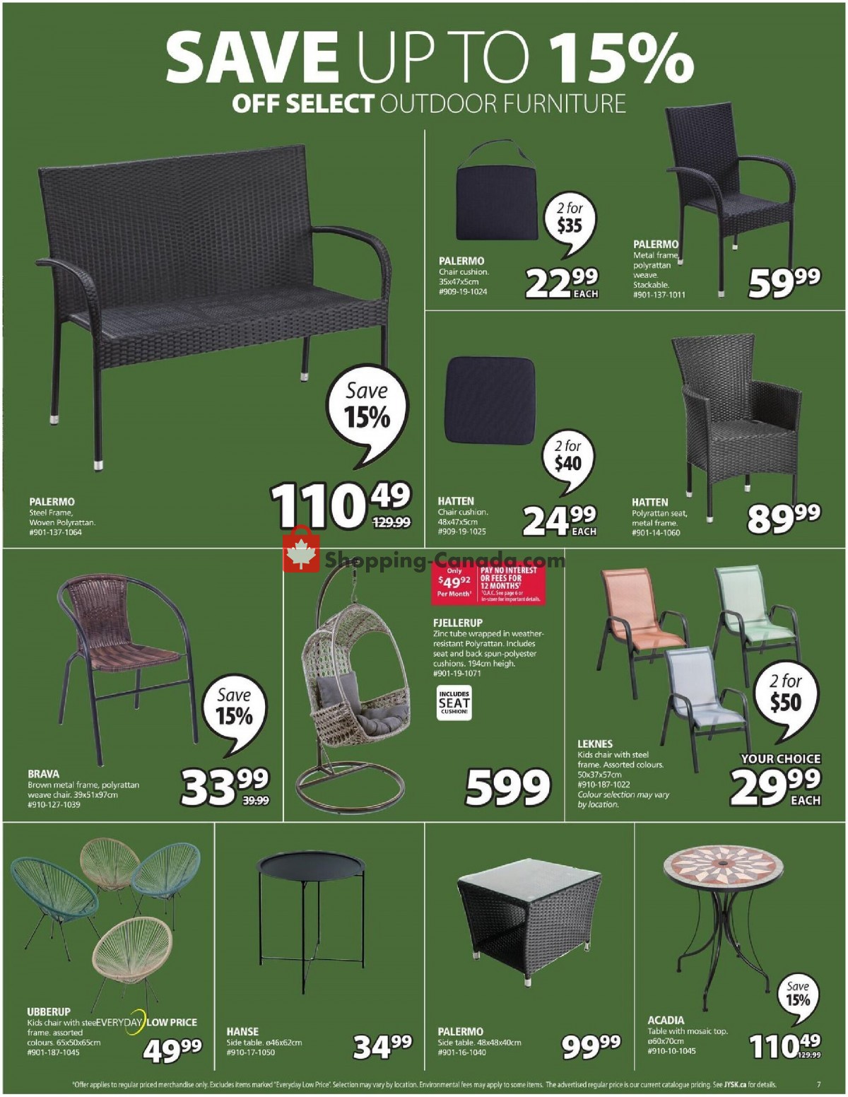 JYSK flyer from Thursday June 3, 2021 to Wednesday June 9, 2021 - page 7