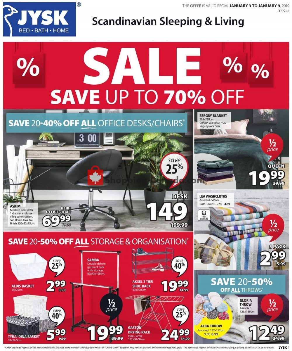 JYSK flyer from Thursday January 3, 2019 to Wednesday January 9, 2019 - page 2
