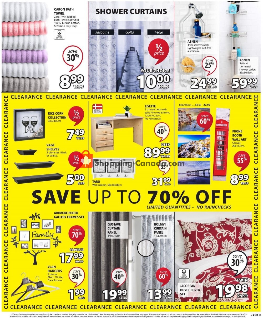 JYSK flyer from Thursday January 3, 2019 to Wednesday January 9, 2019 - page 9