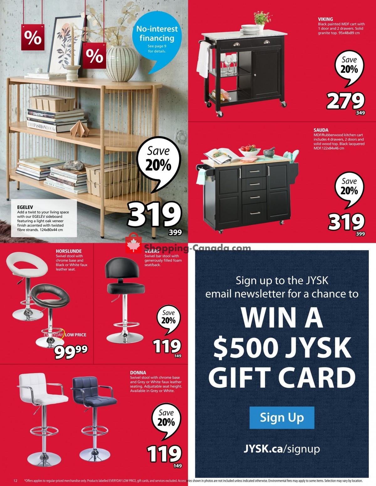 JYSK flyer from Thursday January 19, 2023 to Wednesday January 25, 2023 - page 12