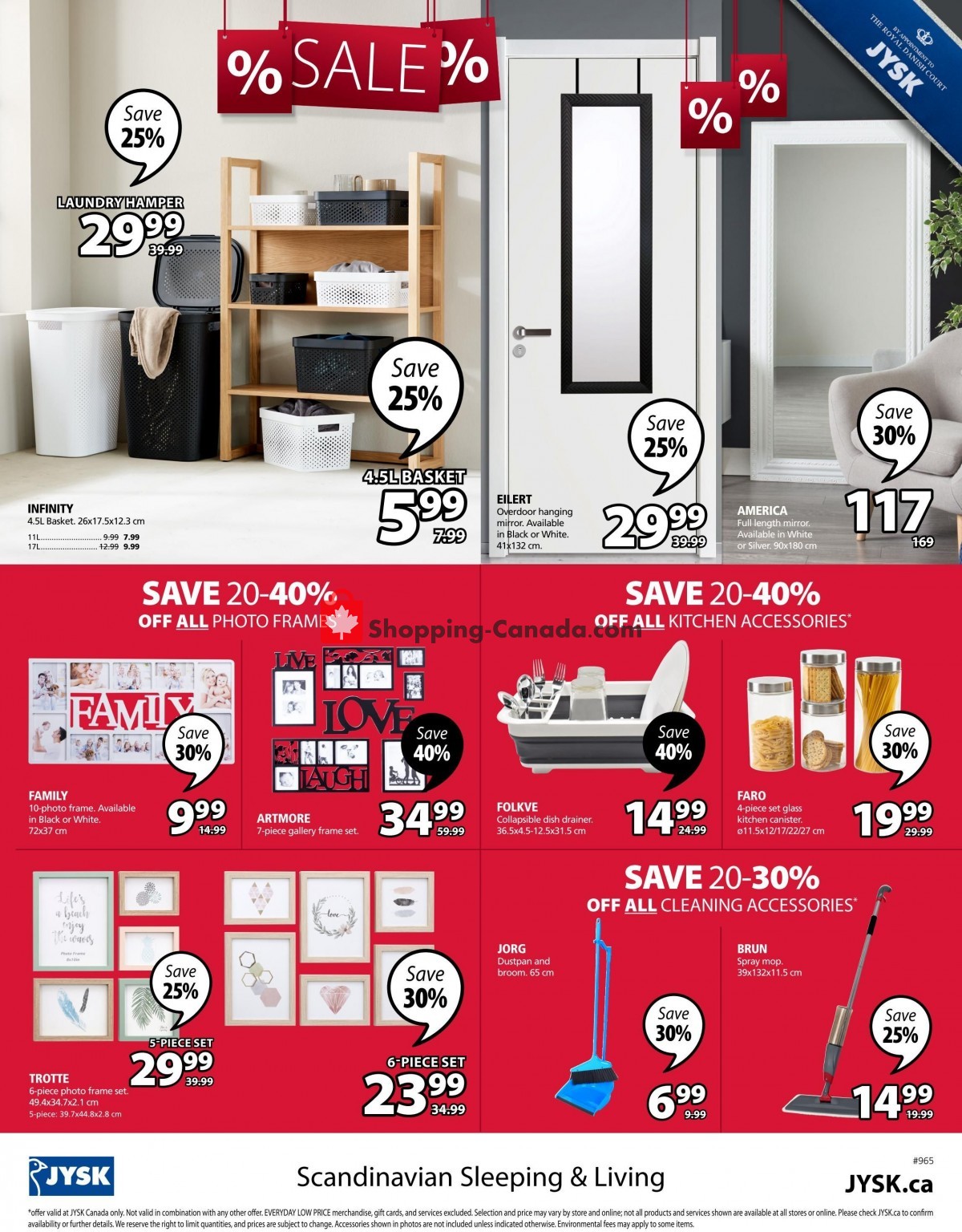 JYSK flyer from Thursday January 19, 2023 to Wednesday January 25, 2023 - page 40