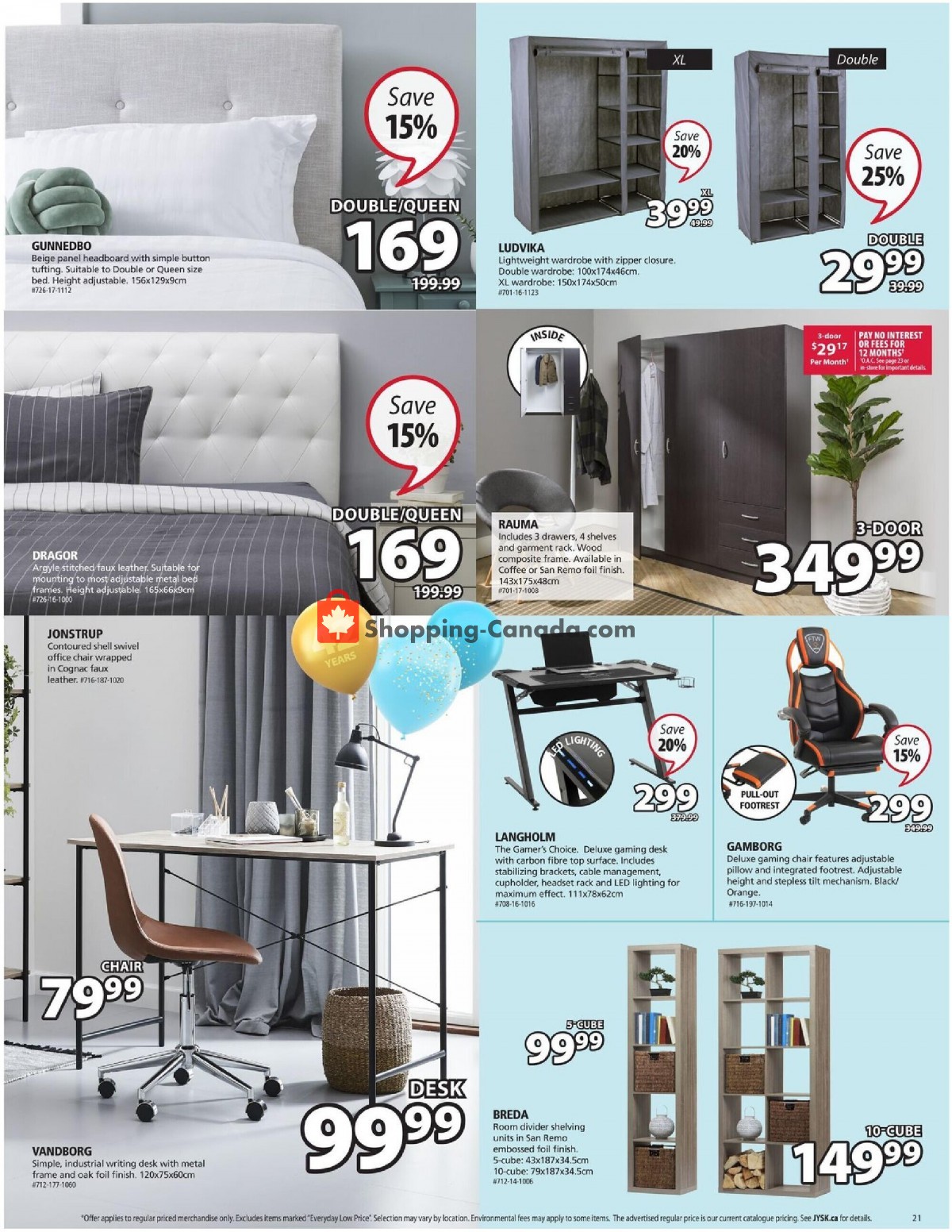 JYSK flyer from Thursday April 15, 2021 to Wednesday April 21, 2021 - page 21