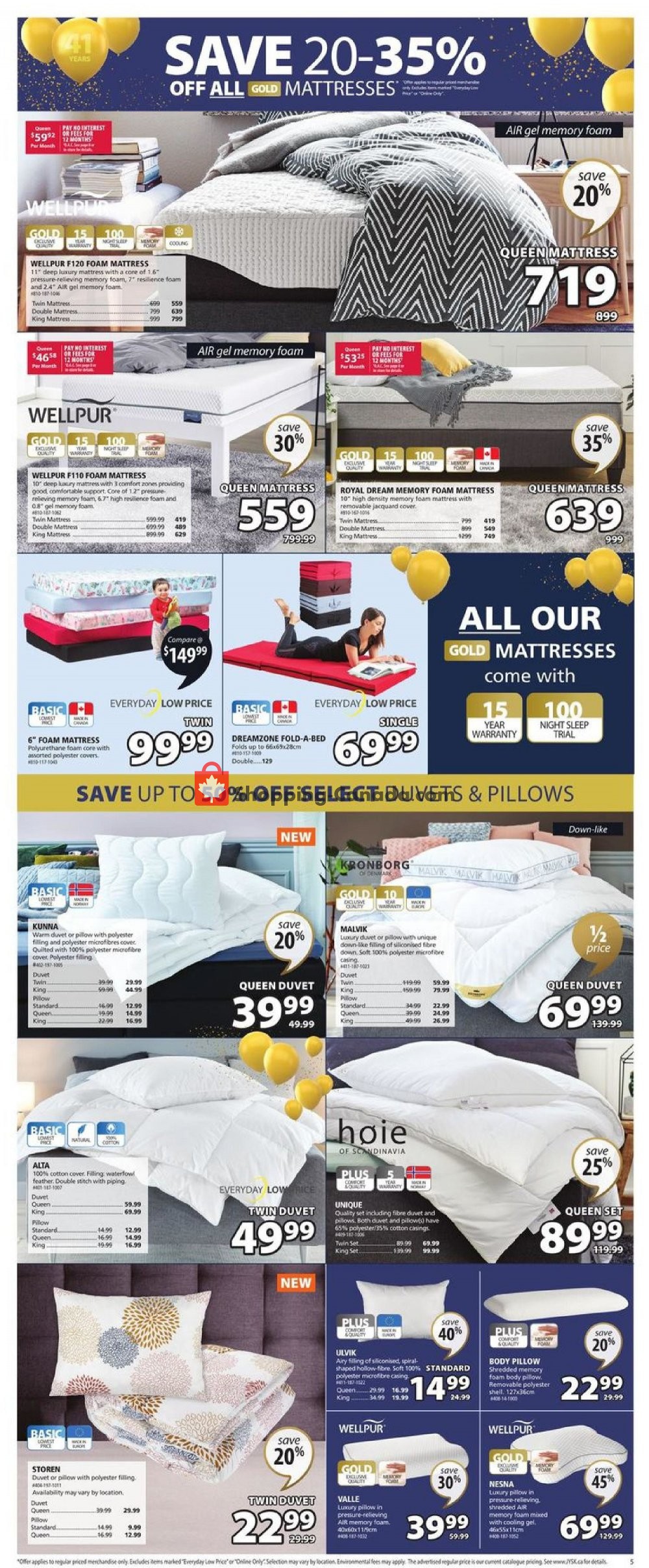 JYSK flyer from Thursday April 16, 2020 to Wednesday April 22, 2020 - page 5