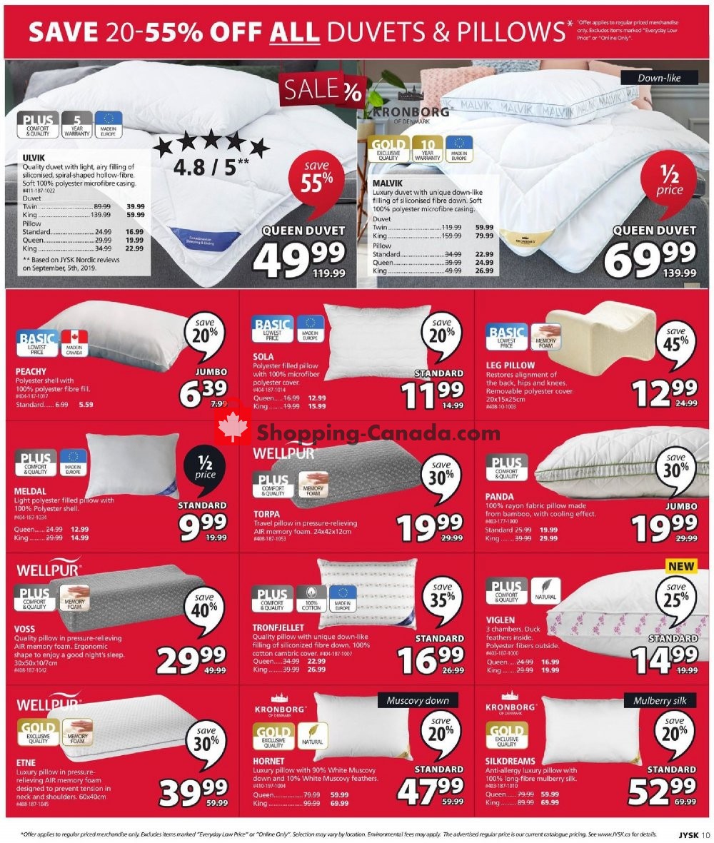 JYSK flyer from Thursday January 9, 2020 to Wednesday January 15, 2020 - page 10