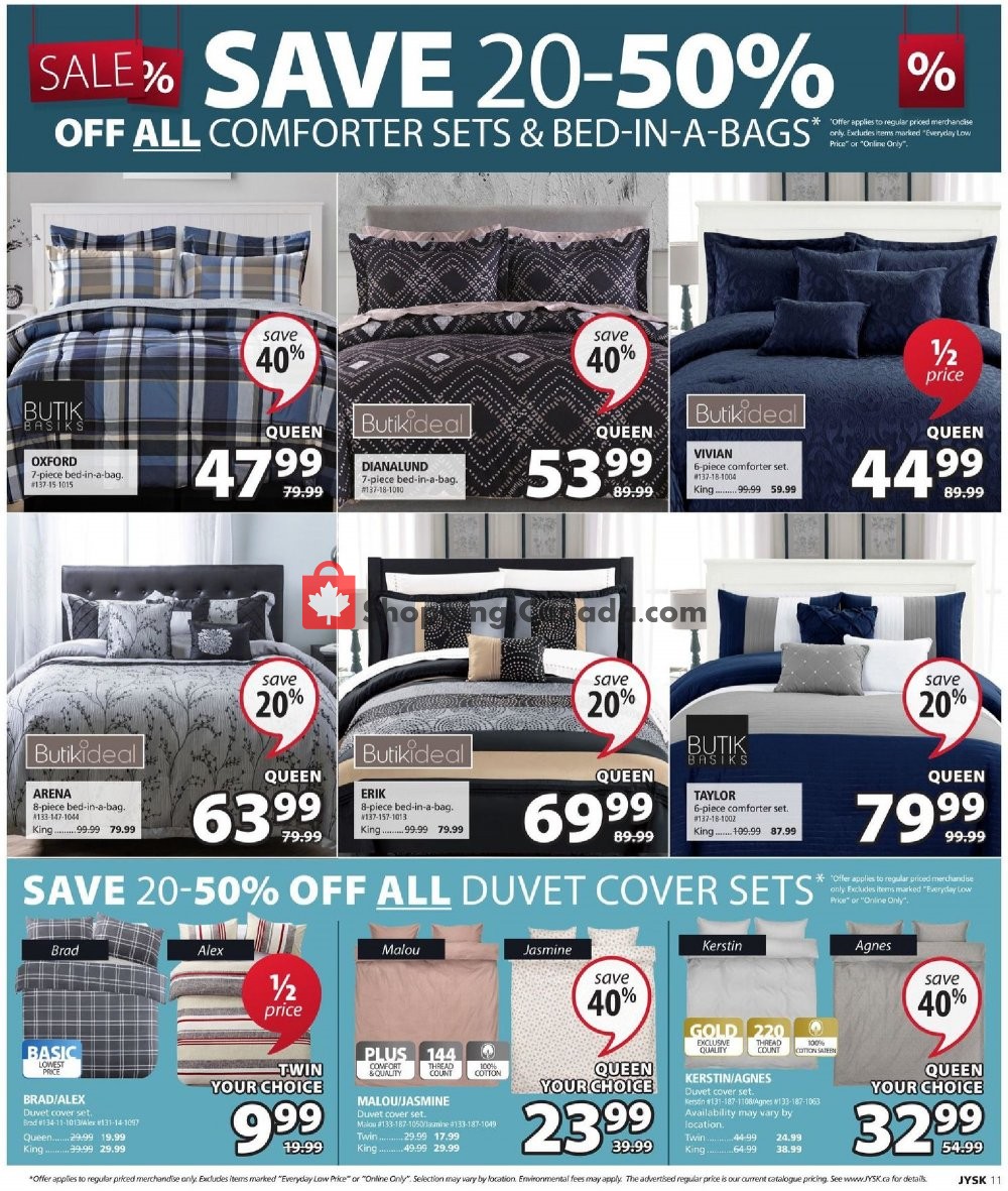 JYSK flyer from Thursday January 9, 2020 to Wednesday January 15, 2020 - page 11