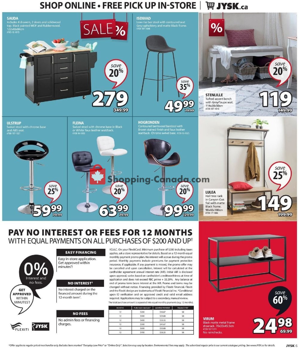 JYSK flyer from Thursday January 9, 2020 to Wednesday January 15, 2020 - page 6