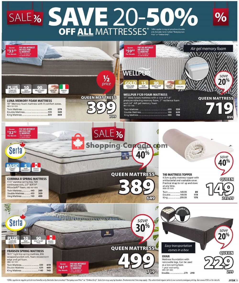 JYSK flyer from Thursday January 9, 2020 to Wednesday January 15, 2020 - page 9