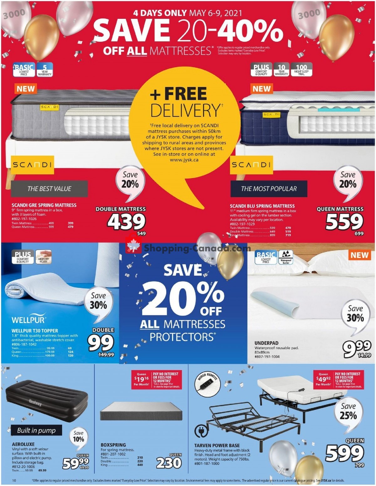 JYSK flyer from Thursday May 6, 2021 to Wednesday May 12, 2021 - page 10