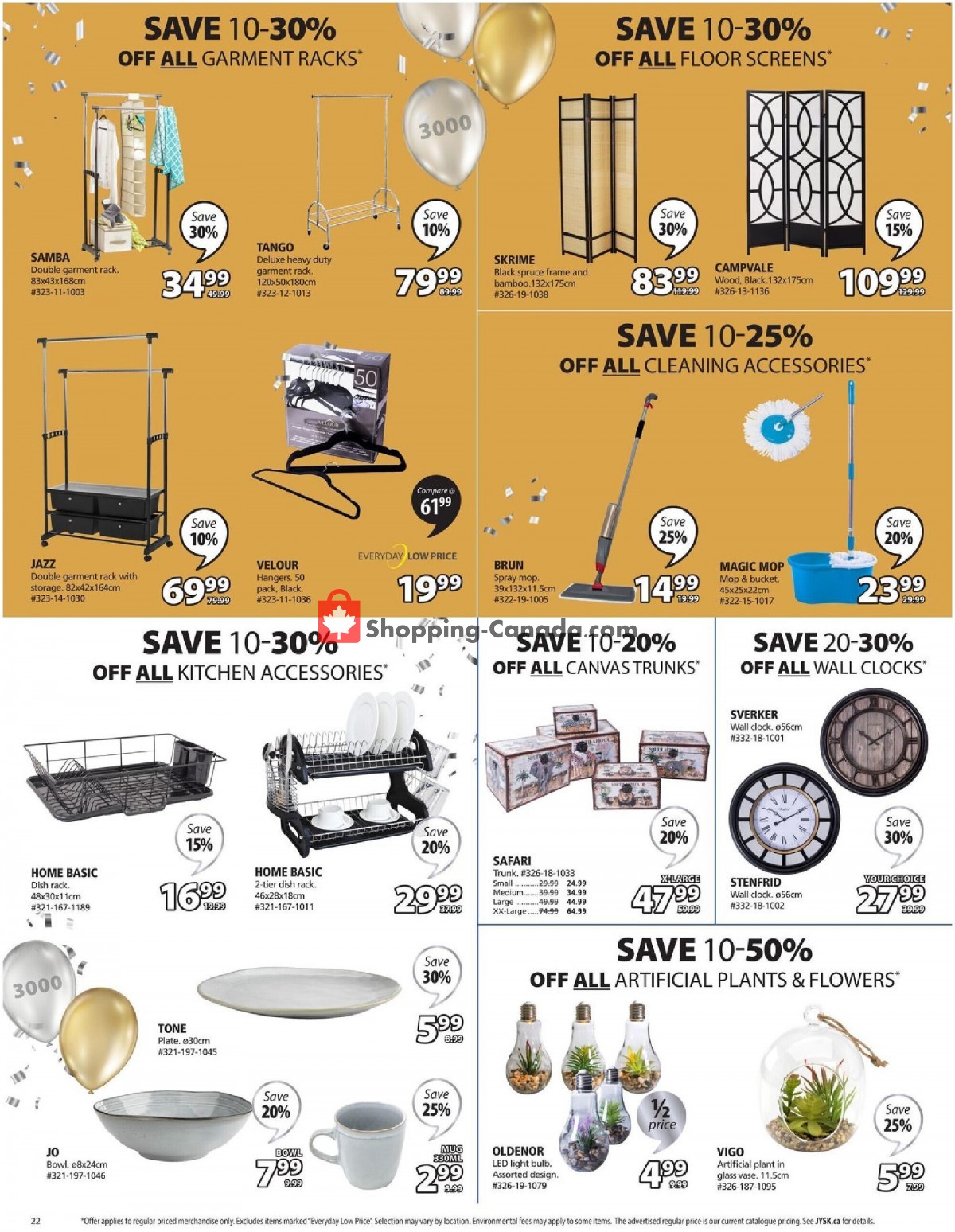 JYSK flyer from Thursday May 6, 2021 to Wednesday May 12, 2021 - page 22
