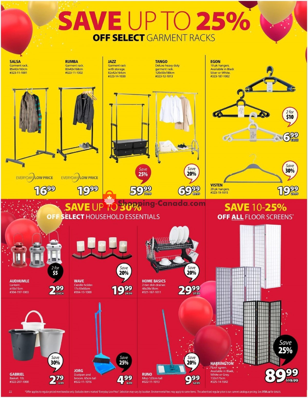 JYSK flyer from Thursday October 7, 2021 to Wednesday October 13, 2021 - page 22