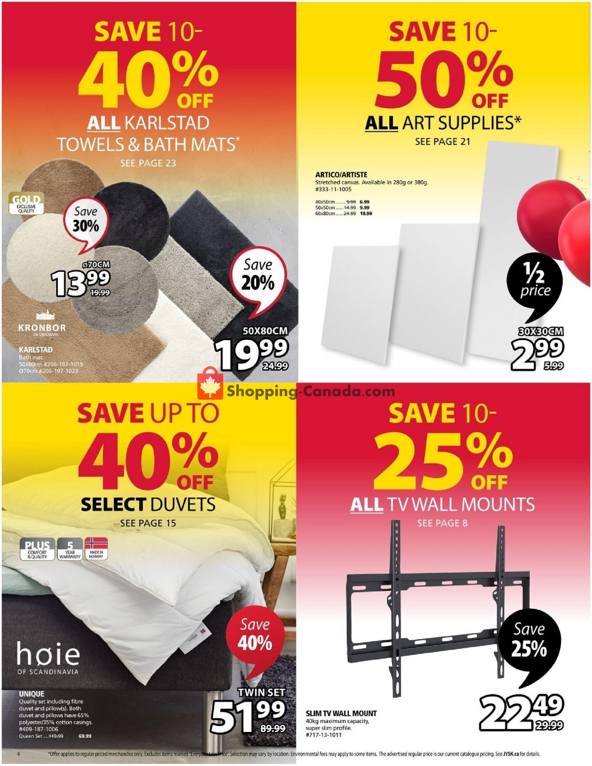 JYSK flyer from Thursday October 7, 2021 to Wednesday October 13, 2021 - page 4