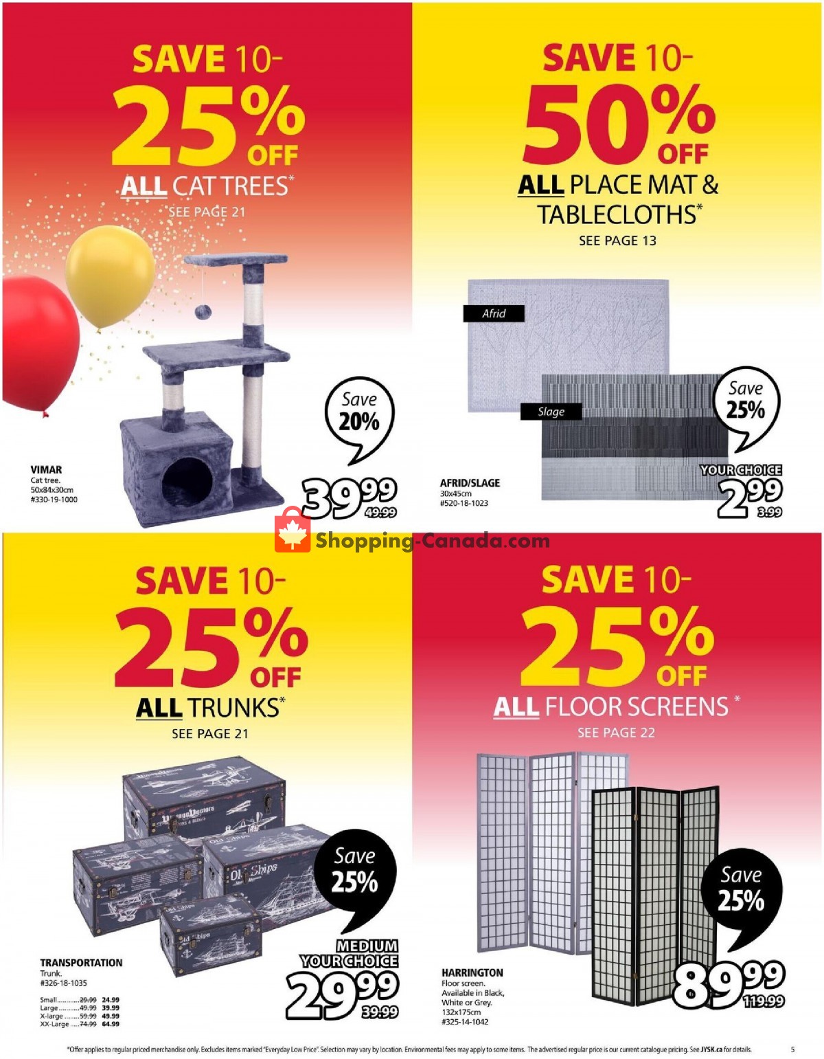 JYSK flyer from Thursday October 7, 2021 to Wednesday October 13, 2021 - page 5