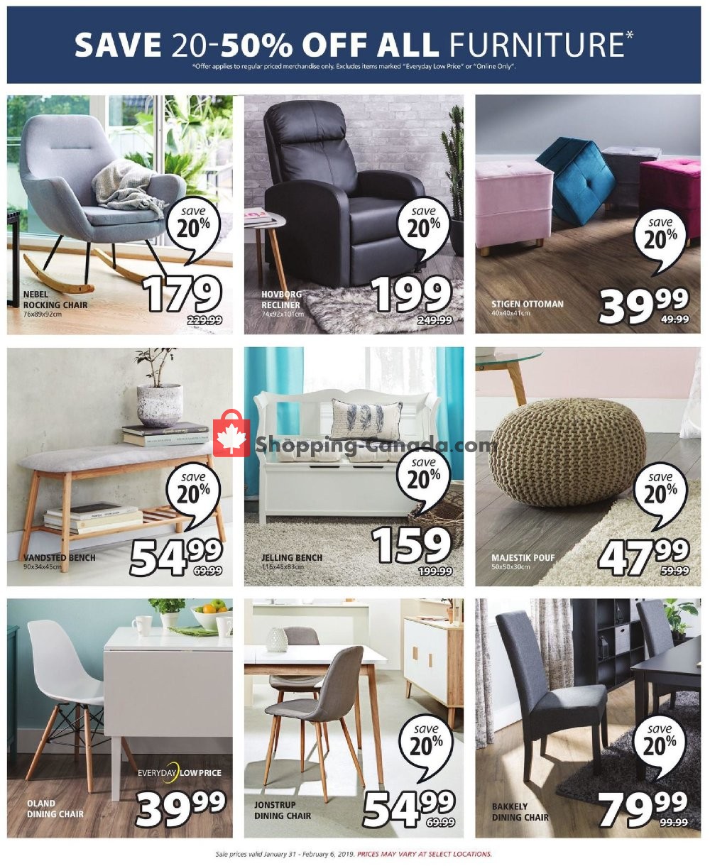 JYSK flyer from Thursday January 31, 2019 to Wednesday February 6, 2019 - page 11