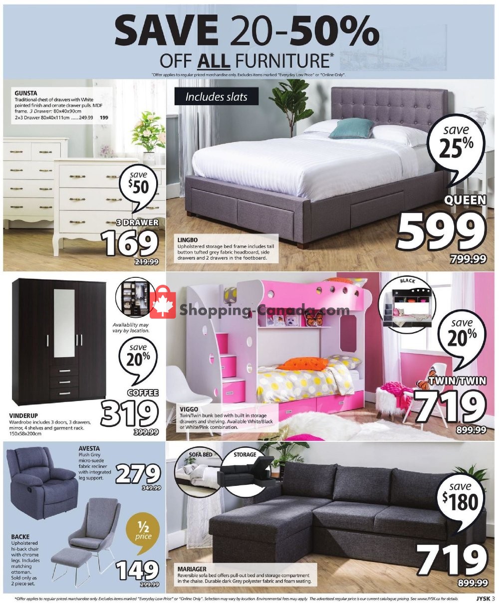 JYSK flyer from Thursday January 31, 2019 to Wednesday February 6, 2019 - page 3
