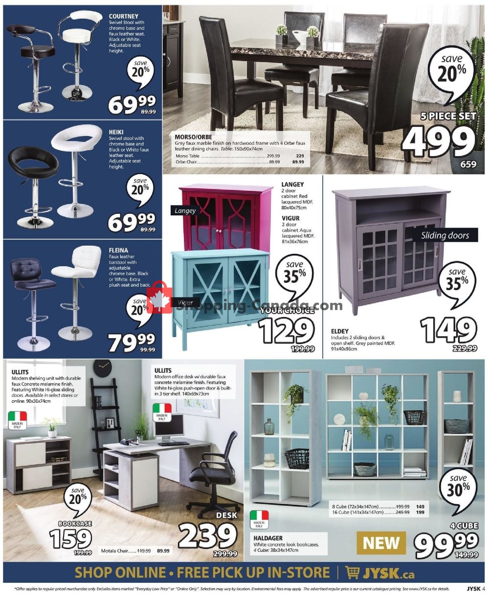 JYSK flyer from Thursday January 31, 2019 to Wednesday February 6, 2019 - page 4