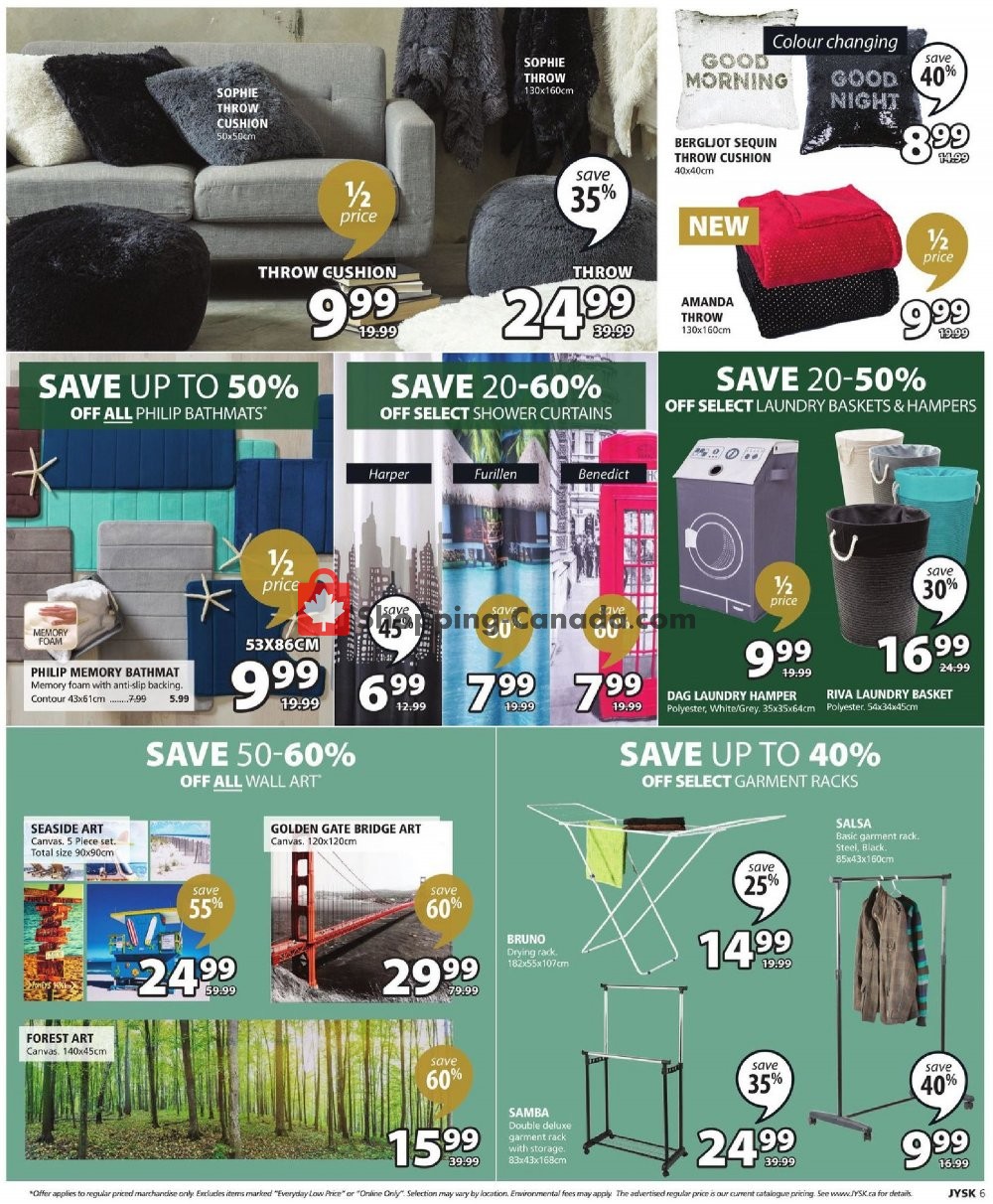 JYSK flyer from Thursday January 31, 2019 to Wednesday February 6, 2019 - page 6