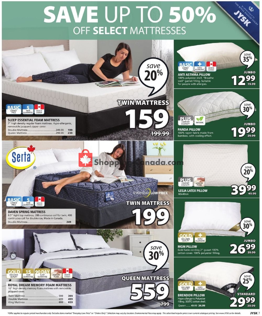 JYSK flyer from Thursday January 31, 2019 to Wednesday February 6, 2019 - page 7